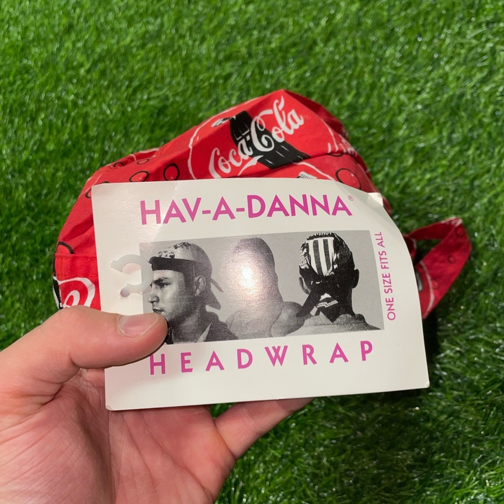Vintage coke Coca Cola Havadanna headwear motorcycle cap - Picture 5 of 5